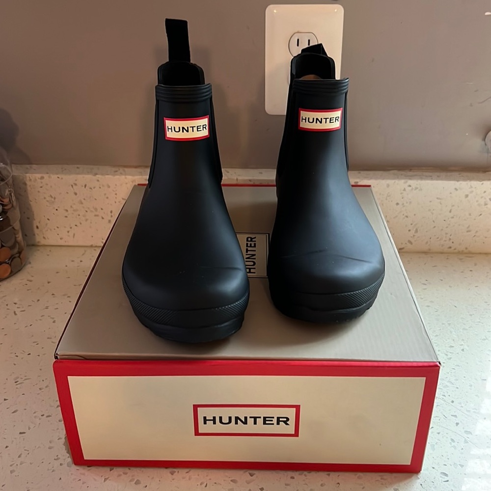 Hunter Rain Chelsea Boots